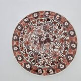 Assiette décorative biche et fleurs grecque