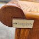 Vintage maugrion rattan 7-drawer chest of drawers