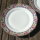 Dessert service from the EG France earthenware factory Art Deco period 20s/30s in porcelain