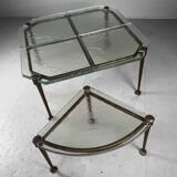 Coffee table and side table by Lothar Klute Germany 1980