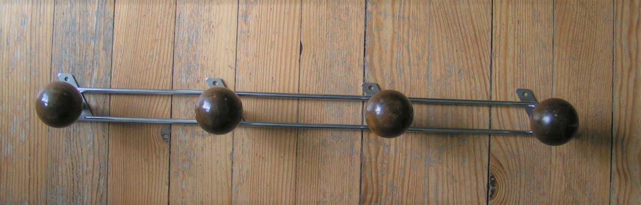 Wall coat rack