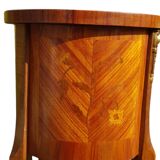Louis XV style bedside table with marquetry