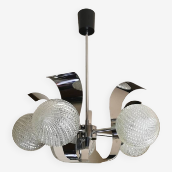 Vintage Space Age chandelier 5 lights