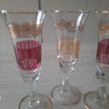 Antique shot glasses