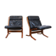 Siesta leather armchairs, Ingmar Relling, Norway, 1960