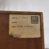 Buffet à portes coulissantes Erich Stratmann années 1960, orme