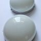 Set of Two Rare Chrome Bauhaus Flush Mount, Ceiling or Wall Lamps, 1930s