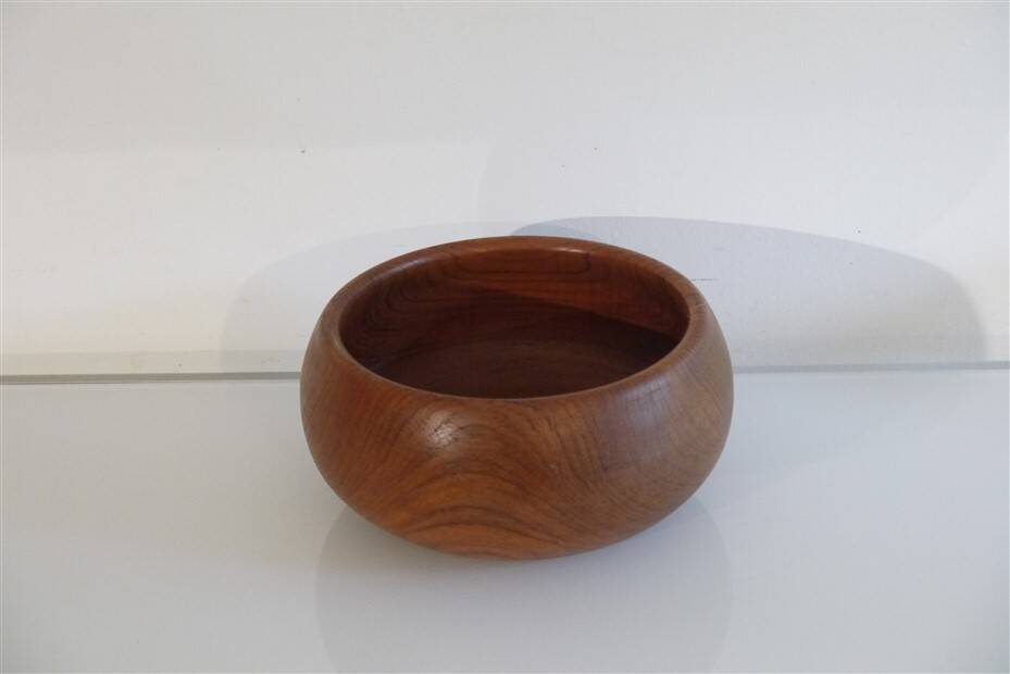 Scandinavian teak trinket tray 1960