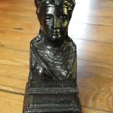 Cast iron chenets "Republic"