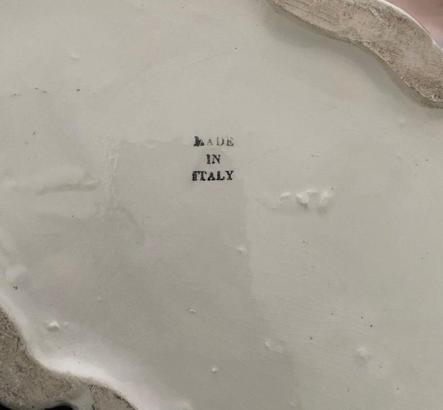 White Italian Ceramic Camel Flowerpot, Planter, Late 20th Century