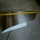 Brushed steel wall light Space Age