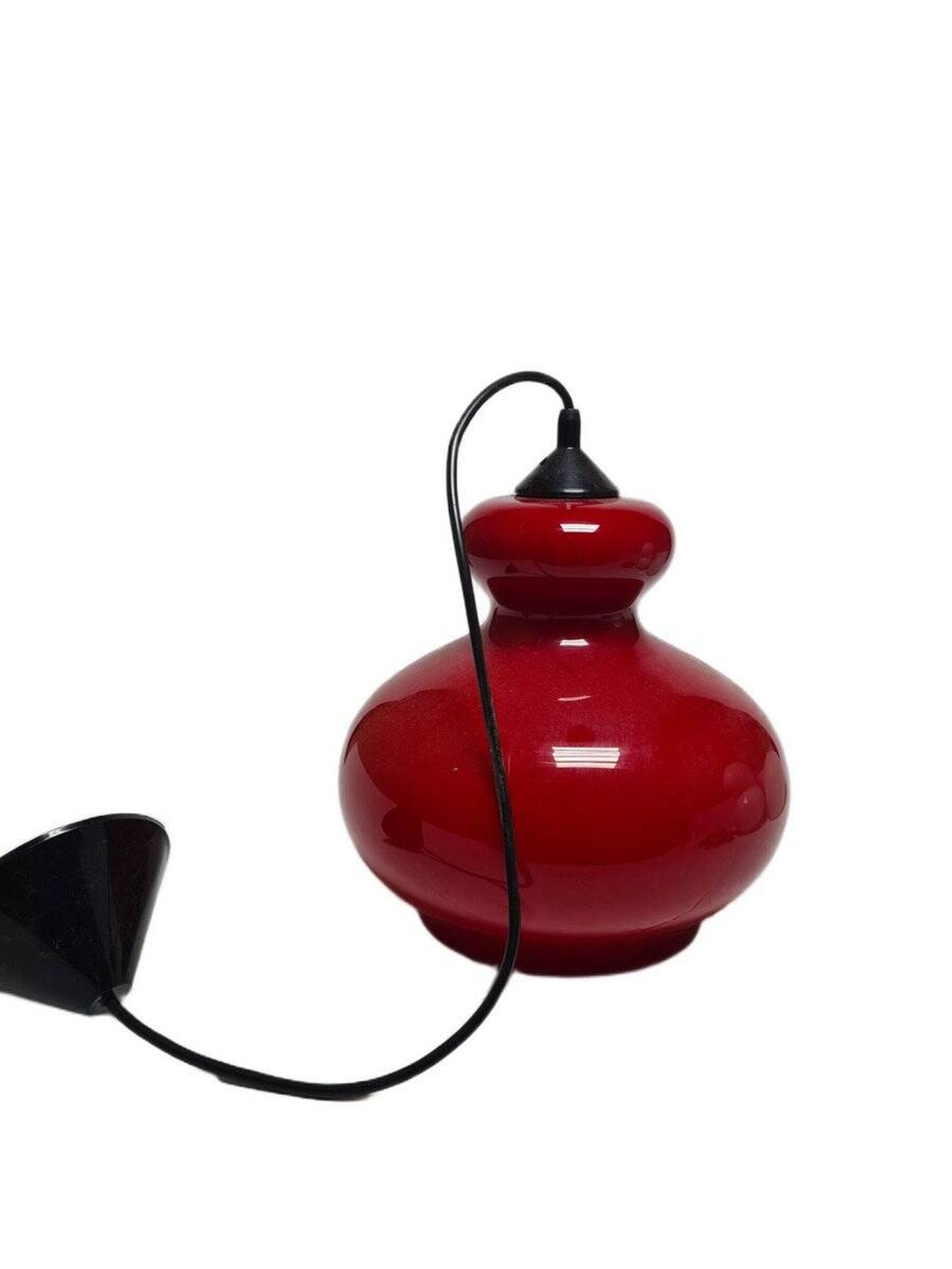 Postmodern pendant lamp by Polam Wieliczka, Poland, 1980s