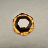 Ashtray in Faceted Glass attributed to Seguso, Murano, Italy, 1970s