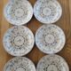 8 flat plates model Copenhagen Boch Frères La Louvière