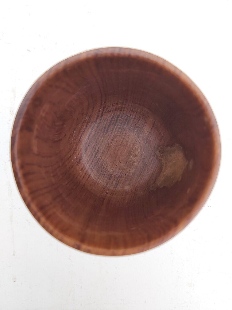 Scandinavian bottle and teak glass service