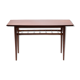 Coffee table with an openwork shelf