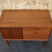 60s 70s teak sideboard Credenza cabinet Danish Modern Design Denmark 70s