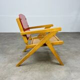 60s wooden children's armchair