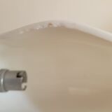 Porcelain and opaline wall lamp