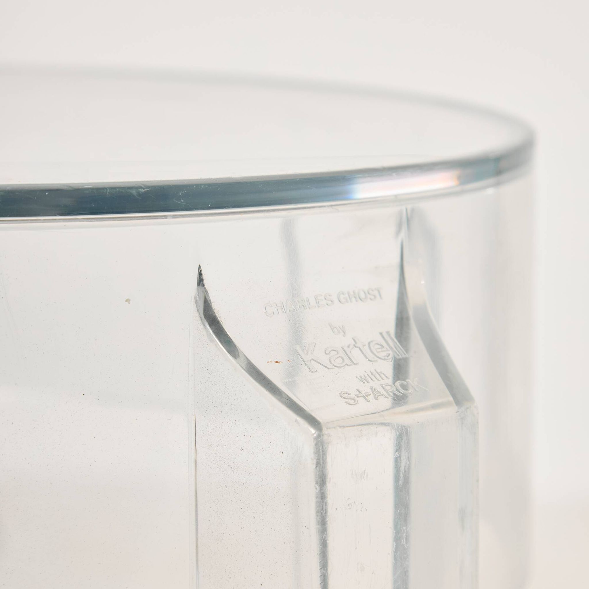 Tabouret de bar Charles Ghost par Philippe Starck pour Kartell