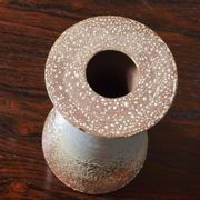 Vase diabolo brutaliste de Joël Baudoin, années 60