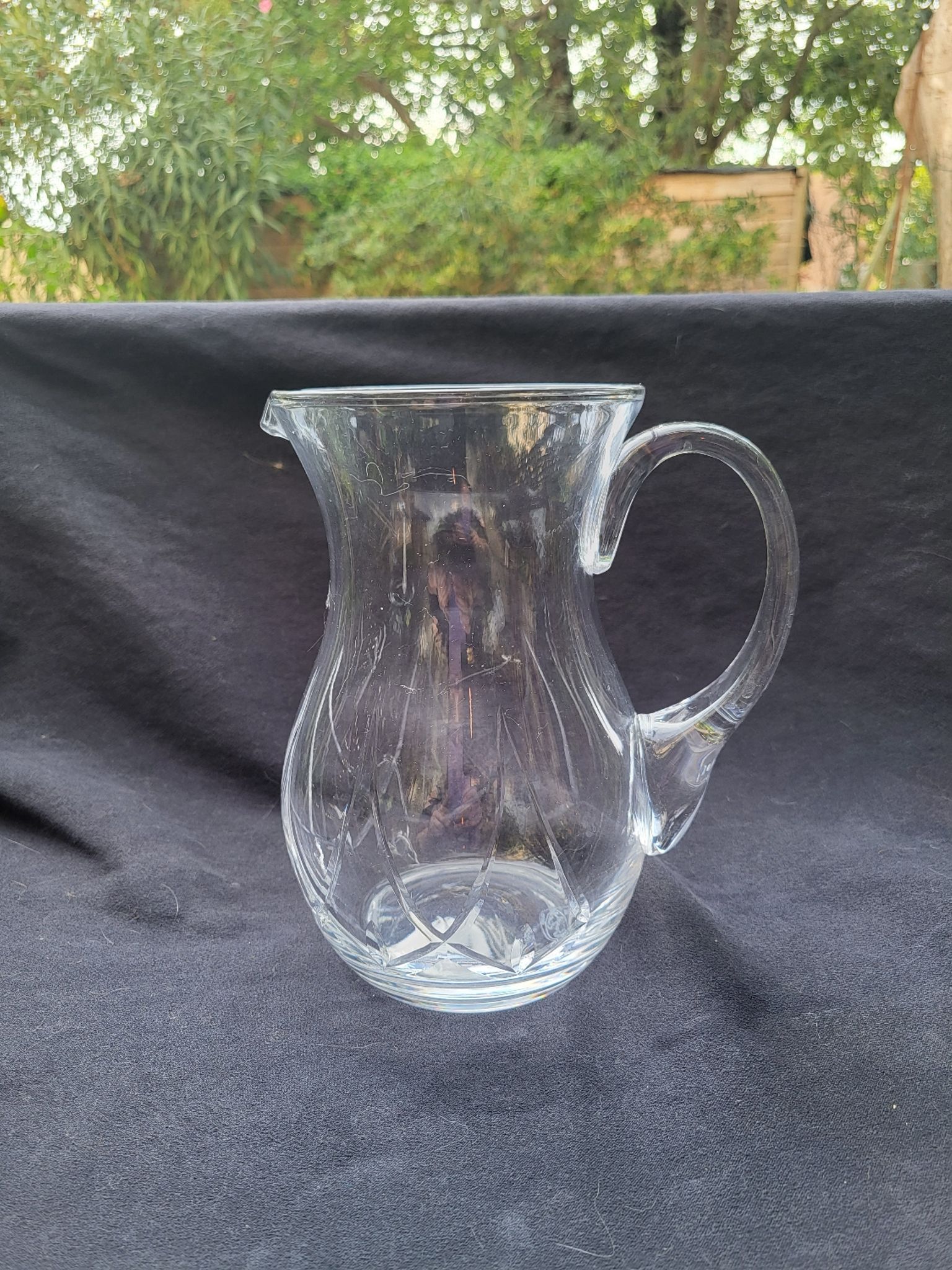 Cruche en cristal de Bayel, royale de Champagne