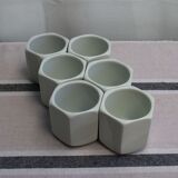 Set of 6 pots