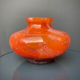 Large art-deco vase le lorrain glassware Daum Nancy 1925