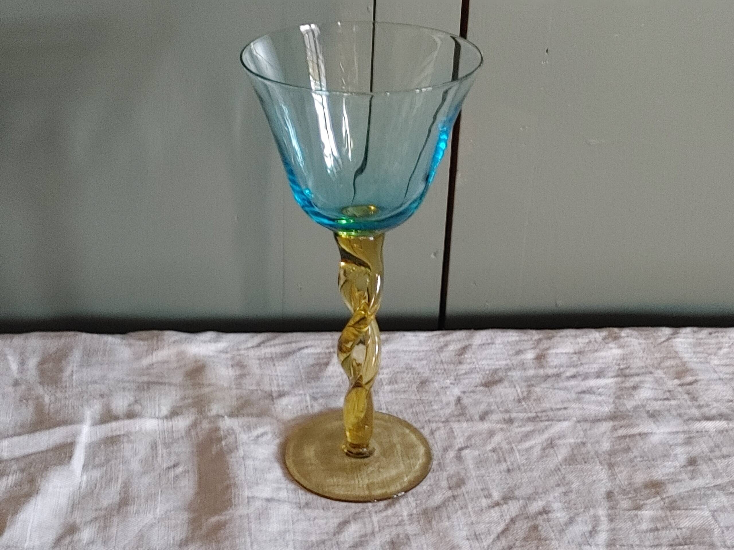5 Large glasses, purchased in Murano in 1992