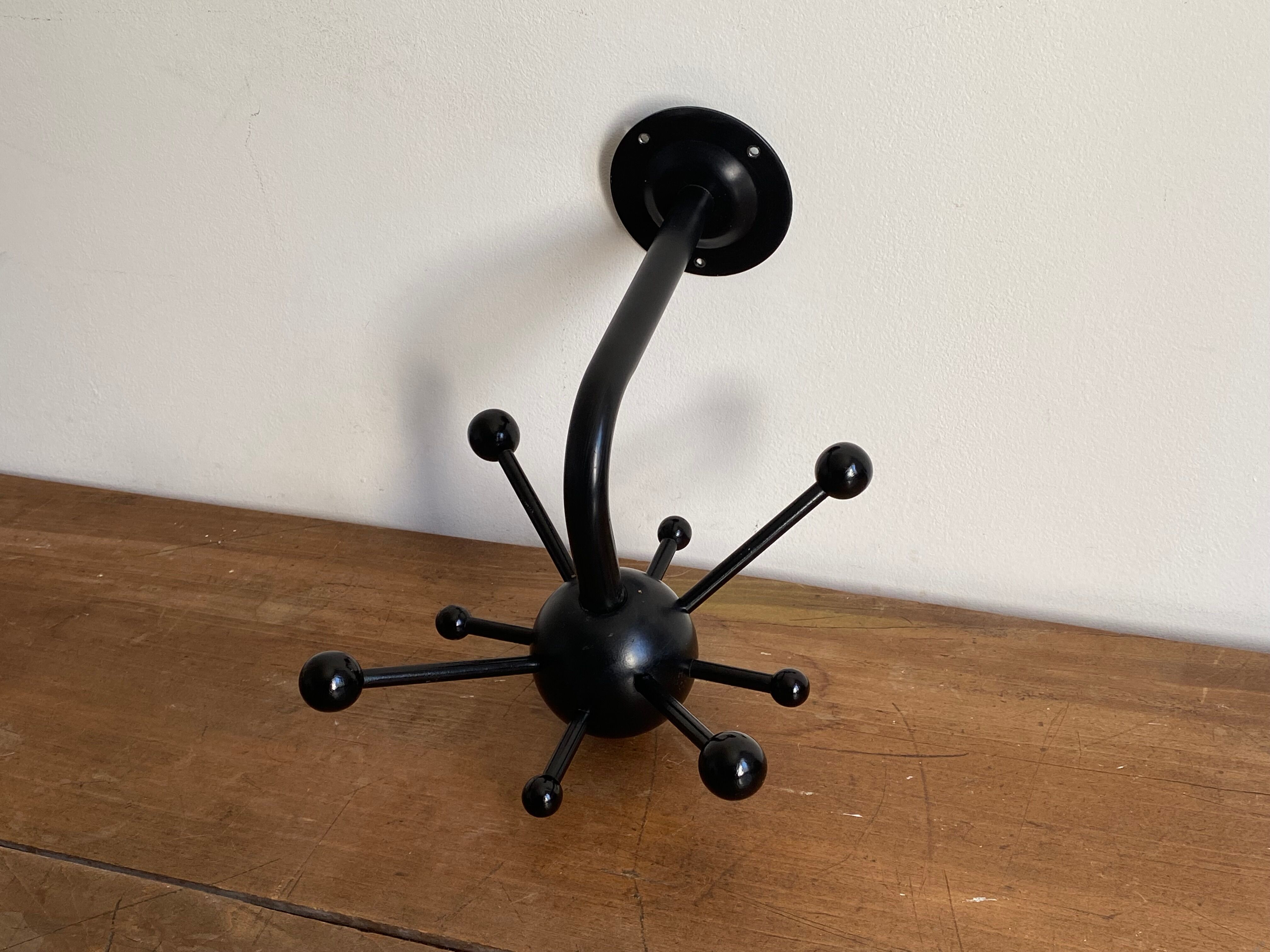Coat rack sputnik 8 hooks 1970