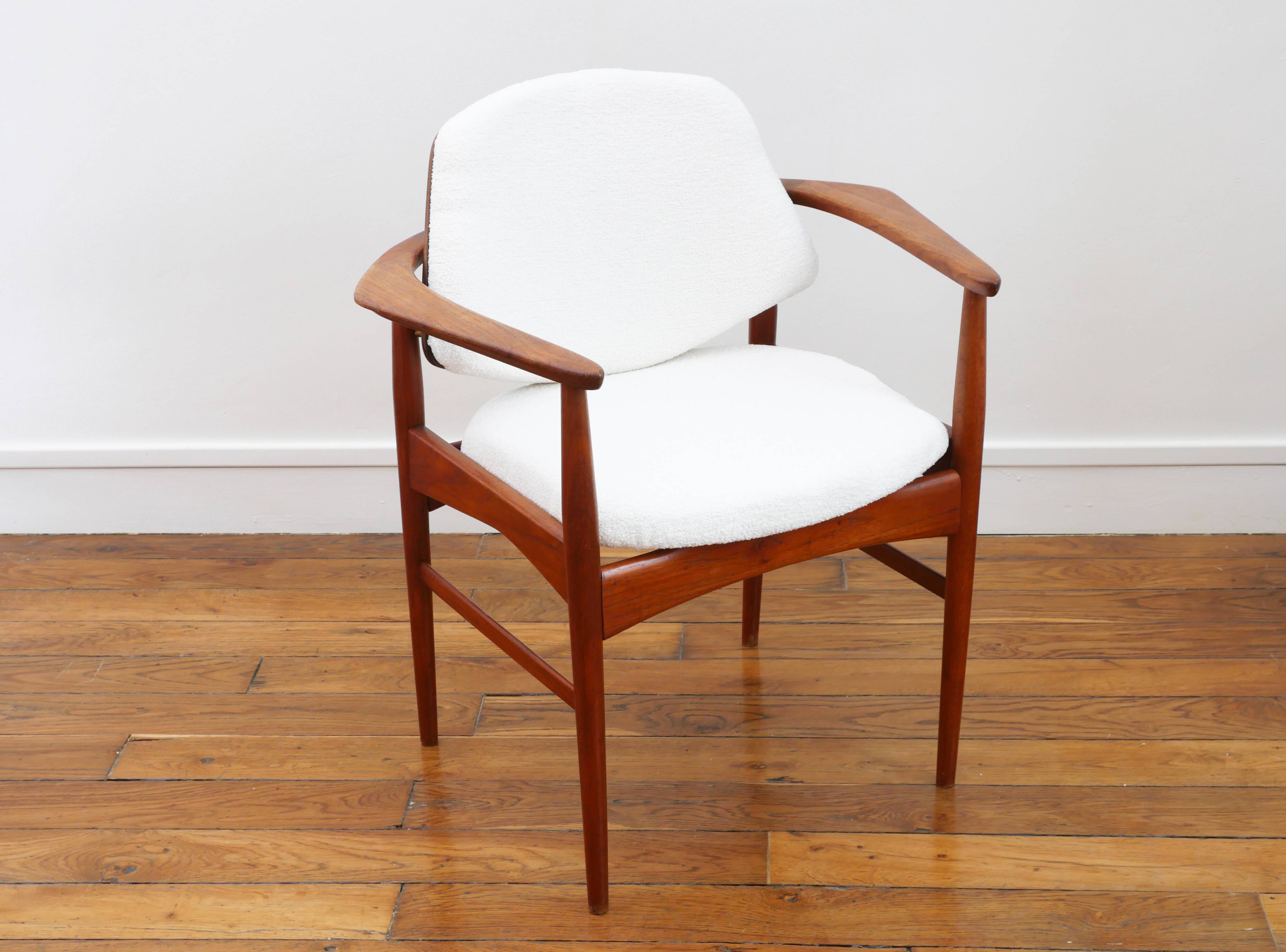 Fauteuil de bureau - Arne Hovmand-Olsen - Restauré
