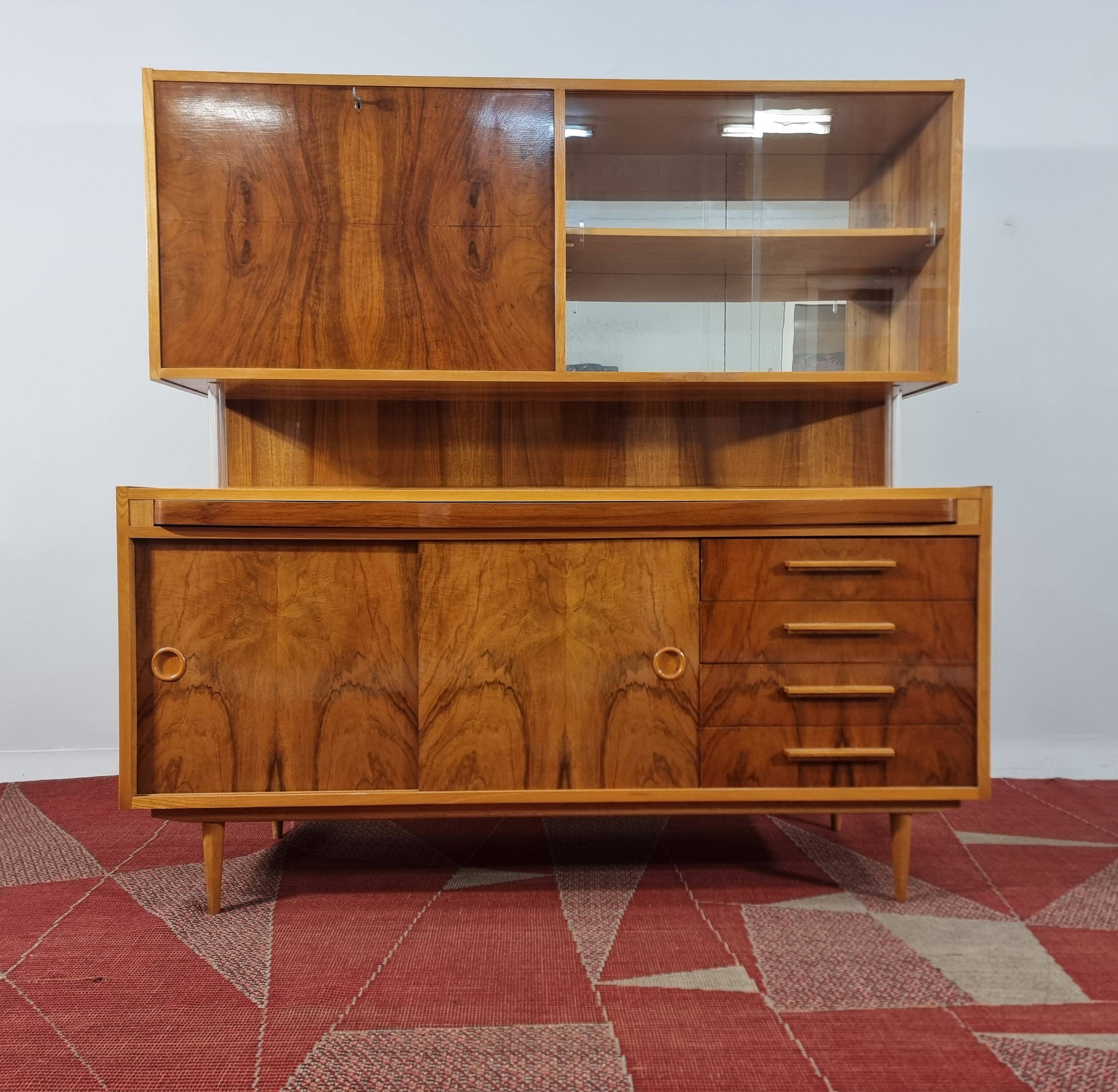 Vintage sideboard and desk, 1970s