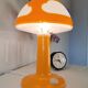 Mushroom lamp, orange cloud Skojig, henrik preutz design for Ikea, 1990