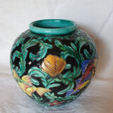 Important vase Cerart Monaco numbered and stamped
