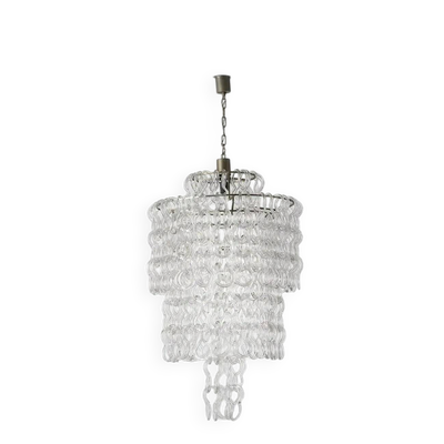 Lustre en verre de Murano modèle Giogali Angelo Mangiarotti