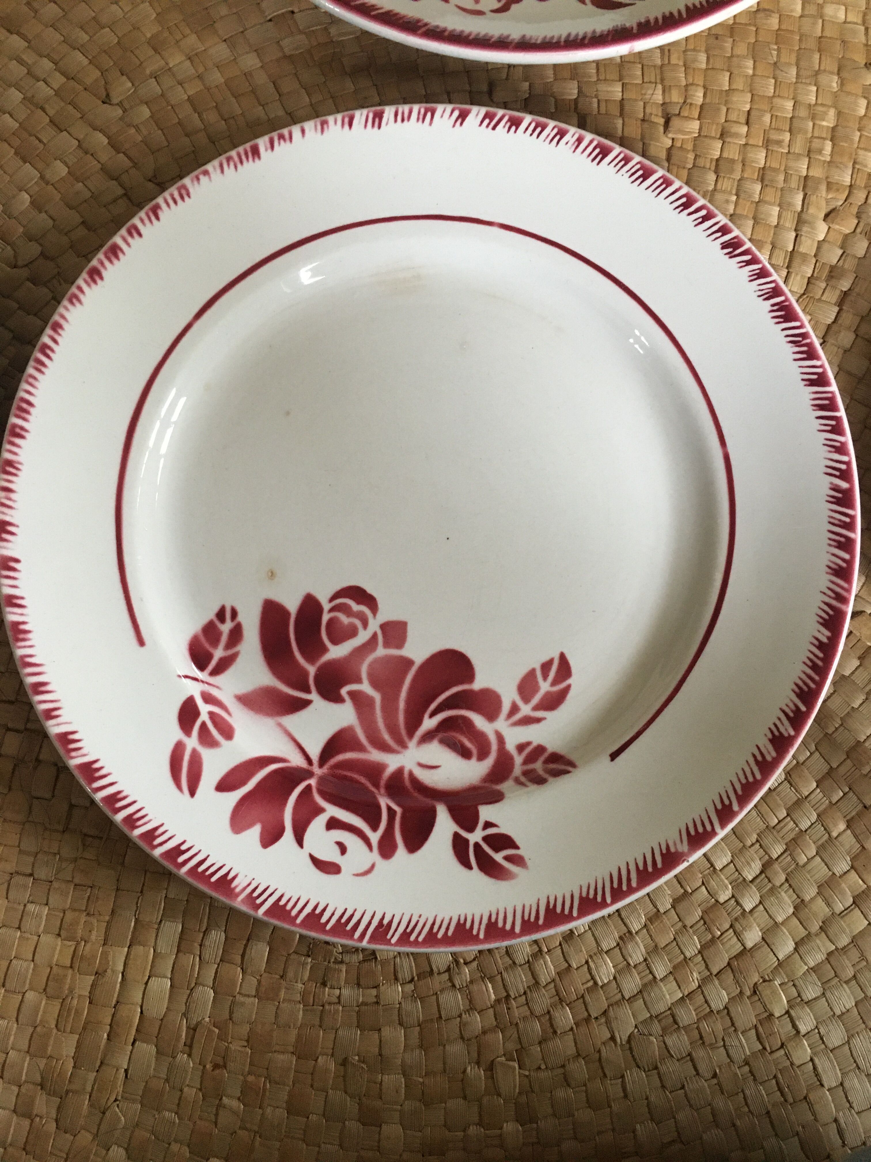 Series of 8 flat plates