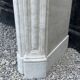 Fireplace in carrara marble around 1880