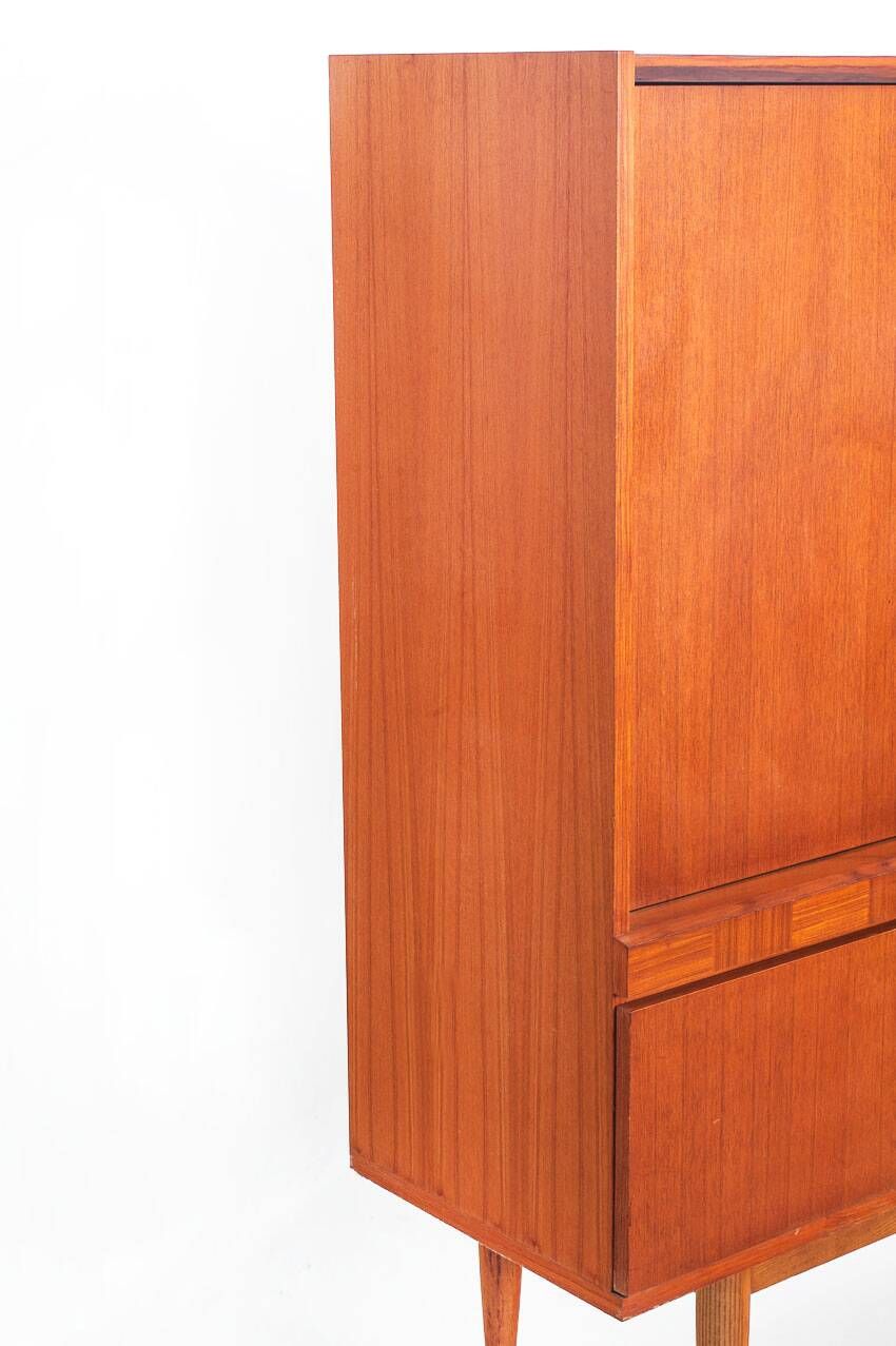 Scandinavian style vintage sideboard. Teak wood. France, 1960s.