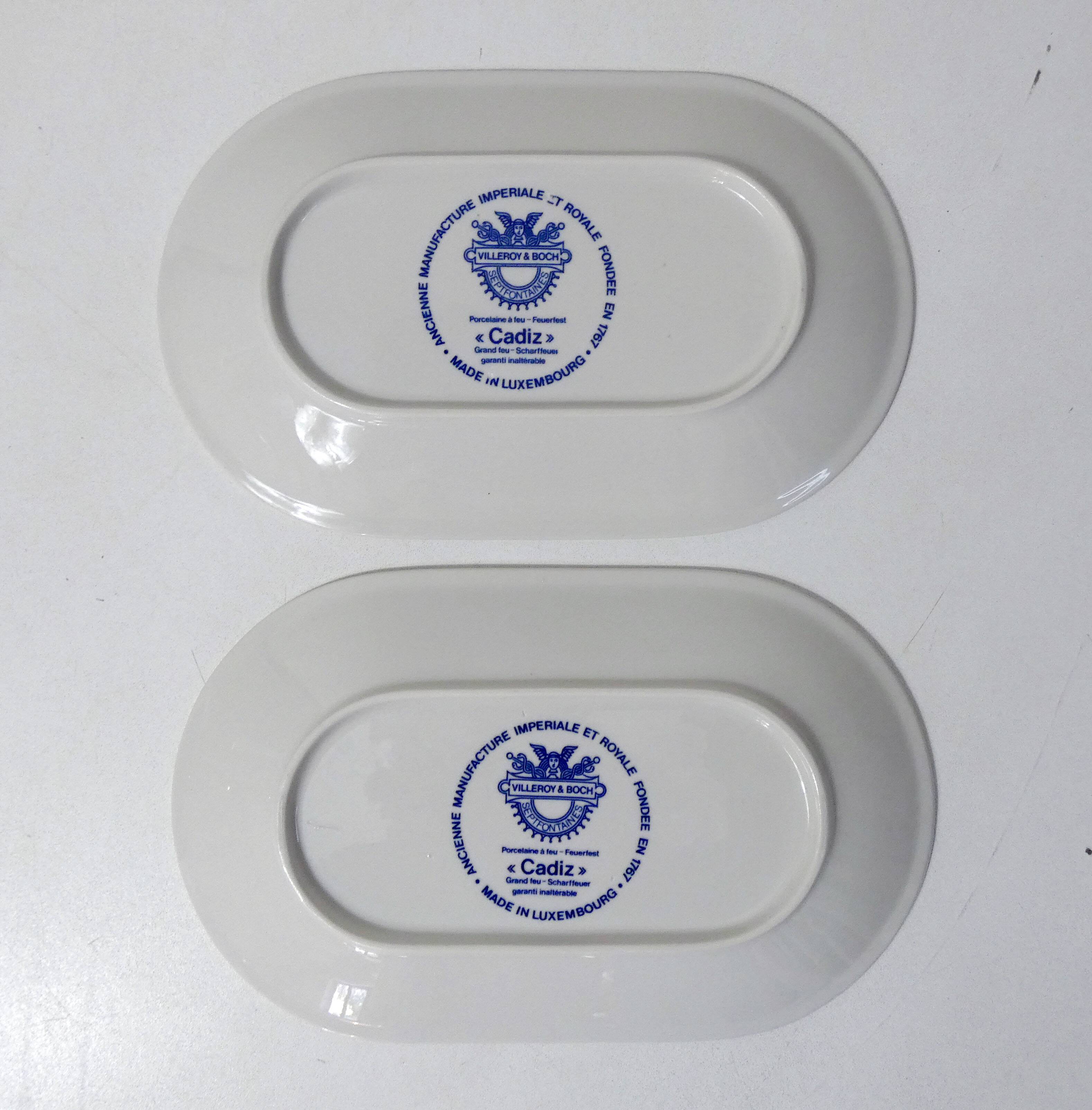 2 Villeroy & Boch Cadiz dishes
