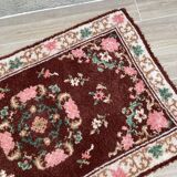 Bohemian pure wool rug from the 70s