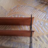 String shelves wood and metal