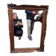 Miroir en bois doré