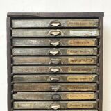 1950s printing cabinet