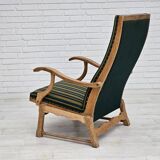 Chaise à bascule danoise à dossier haut, très bon état d'origine.