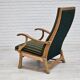Chaise à bascule danoise à dossier haut, très bon état d'origine.