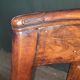 Pair of mahogany gondola chairs