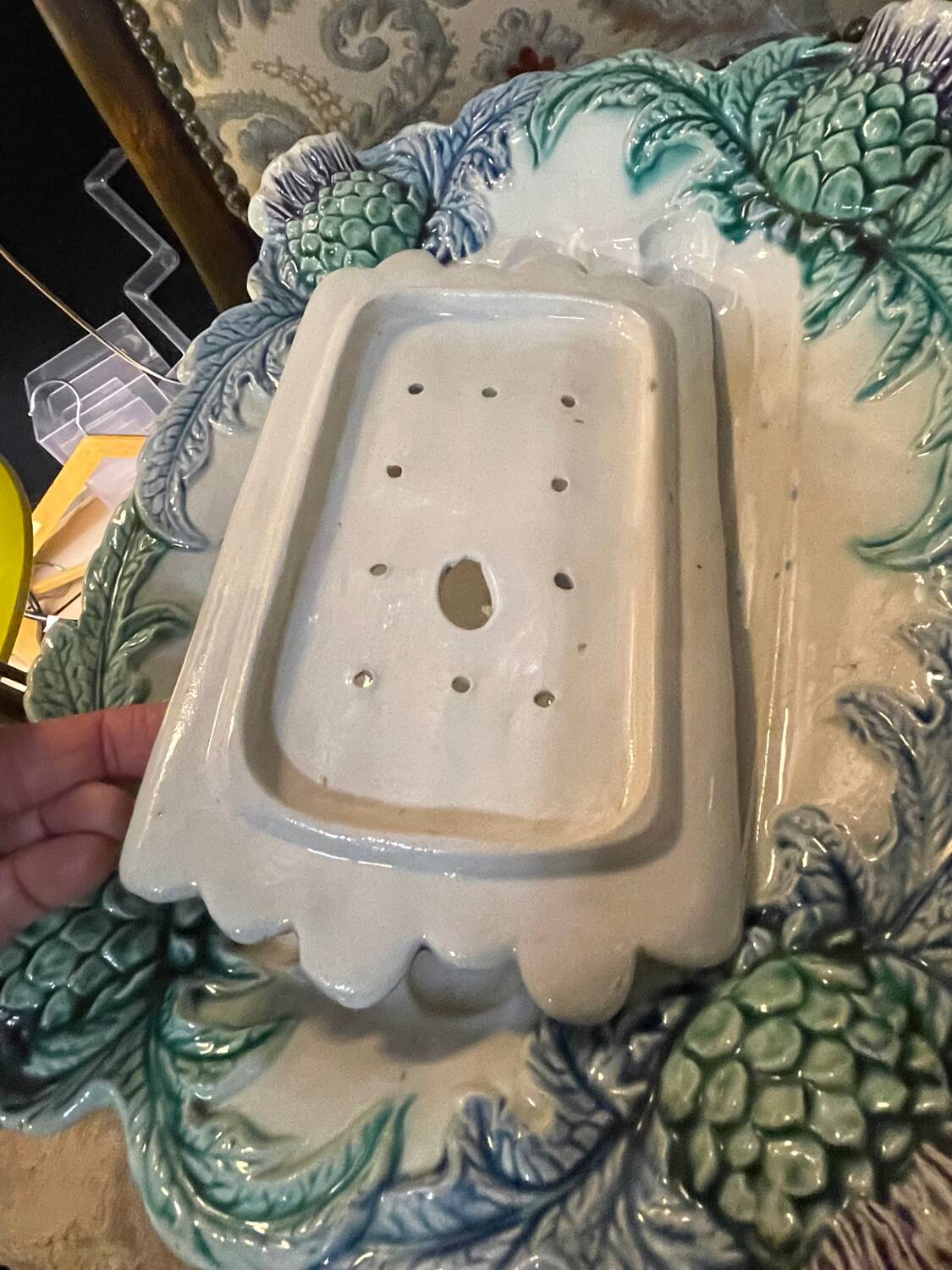 19th century asparagus dish