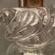 Encrier cristal taillé monture laiton ou bronze Baccarat Saint Louis XIXe