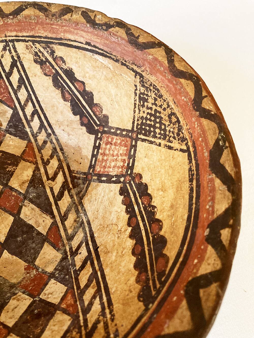 Old Berber terracotta dish