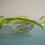 Large crystal art cup vannes deco vintage french crystal cup